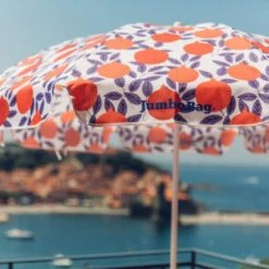 Jumbo Bag Parasols Parasol En Tissu Imprimé Pomegranate -Tapis extérieur Soldes parasol en tissu imprime pomegranate 1