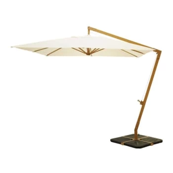 Maisons Du Monde Parasols Parasol Inclinable En Aluminium Avec Pied Toile écrue 3x3 7 Maisons Du Monde Parasols Parasol Inclinable En Aluminium Avec Pied Toile écrue 3x3 – Image 5
