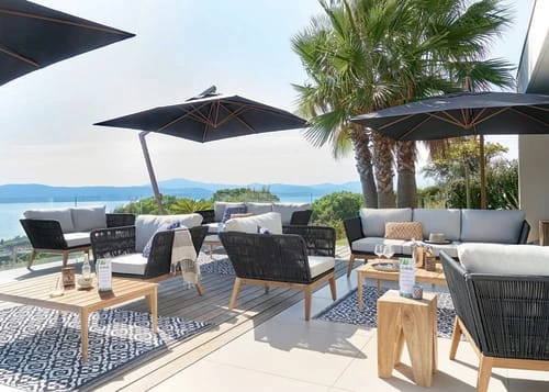 Maisons Du Monde Parasols Parasol Inclinable En Aluminium Avec Pied Toile Gris Anthracite 3x3 8 Maisons Du Monde Parasols Parasol Inclinable En Aluminium Avec Pied Toile Gris Anthracite 3x3 – Image 6