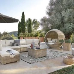 Maisons Du Monde Parasols Parasol Inclinable En Aluminium Toile Gris Anthracite 3x3M -Tapis extérieur Soldes parasol inclinable en aluminium toile gris anthracite 3x3m 1000 16 37 164406 5