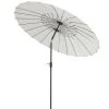 Outsunny Parasols Parasol Inclinable Rond Crème -Tapis extérieur Soldes parasol inclinable rond creme