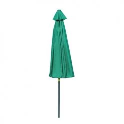 Outsunny Parasols Parasol Inclinable Rond Vert -Tapis extérieur Soldes parasol inclinable rond vert 4