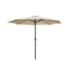 Forn Parasols Parasol Inclinable Sable En Polyester -Tapis extérieur Soldes parasol inclinable sable en polyester