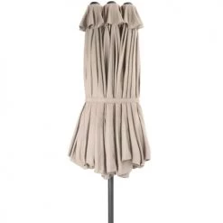 Tectake Parasols Parasol SILIA En Aluminium 460 X 270 Cm Réglable En Hauteur Beige -Tapis extérieur Soldes parasol silia en aluminium 460 x 270 cm reglable en hauteur beige 2