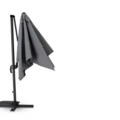 Kerama Parasols Parasol Suspendu Anthracite Avec Structure Tissée Gris Clair 2,5×2,5m -Tapis extérieur Soldes parasol suspendu anthracite avec structure tissee gris clair 2 5 2 5m 5