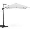 Kerama Parasols Parasol Suspendu Structure Anthracite Et Tissu Blanc 2,5×2,5m -Tapis extérieur Soldes parasol suspendu structure anthracite et tissu blanc 2 5 2 5m