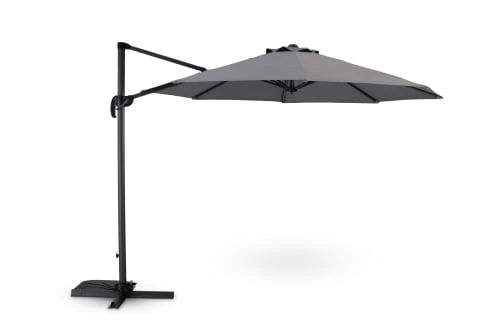 Kerama Parasols Parasol Suspendu Structure Anthracite Et Tissu Blanc 3m De Diamètre 3 Kerama Parasols Parasol Suspendu Structure Anthracite Et Tissu Blanc 3m De Diamètre