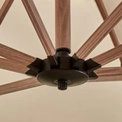 Kerama Parasols Parasol Suspendu Structure Imitation Bois Et Tissu Blanc Naturel 3x3m -Tapis extérieur Soldes parasol suspendu structure imitation bois et tissu blanc naturel 3x3m 4