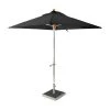 Now’s Home Parasols Parasol Toile Noire -Tapis extérieur Soldes parasol toile noire