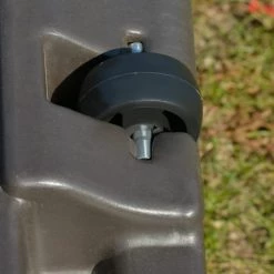 Outsunny Parasols Pied De Parasol Déporté Base De Lestage HDPE Gris -Tapis extérieur Soldes pied de parasol deporte base de lestage hdpe gris 4