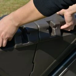 Outsunny Parasols Pied De Parasol Déporté Base De Lestage HDPE Gris -Tapis extérieur Soldes pied de parasol deporte base de lestage hdpe gris 5