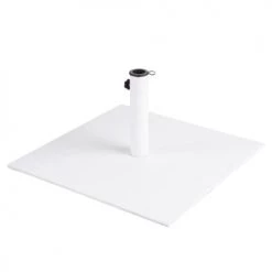 Maisons Du Monde Parasols Pied De Parasol En Fer Blanc Mat 35 Kg -Tapis extérieur Soldes pied de parasol en fer blanc mat 35 kg 1000 13 26 198794 2