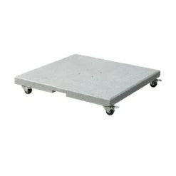 Platinum Parasols Pied De Parasol En Granit 90 Kg Gris Clair
