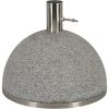 Esschert Design Parasols Pied De Parasol Granit 31,5kg Gris Clair -Tapis extérieur Soldes pied de parasol granit 31 5kg gris clair