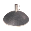 Esschert Design Parasols Pied Parasol Droit En Granite Et Acier Inoxydable Noir D50 Cm -Tapis extérieur Soldes pied parasol droit en granite et acier inoxydable noir d50 cm