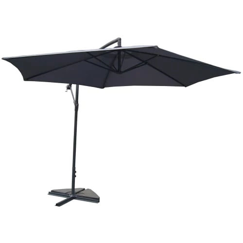 Concept Usine Parasols PORTICCIO - Parasol Déporté Octogonale Gris D3m 7 Concept Usine Parasols PORTICCIO - Parasol Déporté Octogonale Gris D3m – Image 5