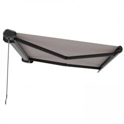 Oviala Parasols Store Banne Coffre Integral Aluminium Taupe 2.5x2m -Tapis extérieur Soldes store banne coffre integral aluminium taupe 2 5x2m 3