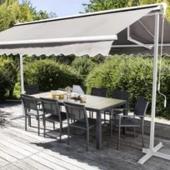 Oviala Parasols Store Double écru Pente Motorisé Avec Coffre 3x4m 13 Oviala Parasols Store Double écru Pente Motorisé Avec Coffre 3x4m -Tapis extérieur Soldes store double ecru pente motorise avec coffre 3x4m 5