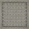 Nazar Tapis Extérieur Tapis Carré Extérieur Motif Ottoman Anthracite Et Gris - 200X200 -Tapis extérieur Soldes tapis carre exterieur motif ottoman anthracite et gris 200x200 1