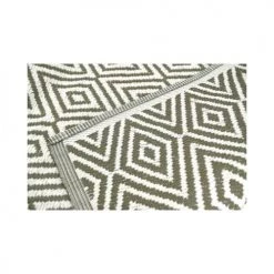 Aubry Gaspard Tapis Extérieur Tapis D'extérieur 100% Plastique Recyclable Diamant Kaki -Tapis extérieur Soldes tapis d exterieur 100 plastique recyclable diamant kaki 2