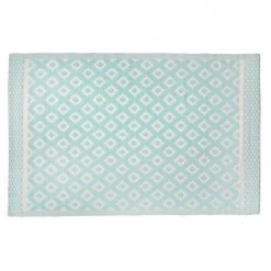Aubry Gaspard Tapis Extérieur Tapis D'extérieur 100% Plastique Recyclable Maya Turquoise