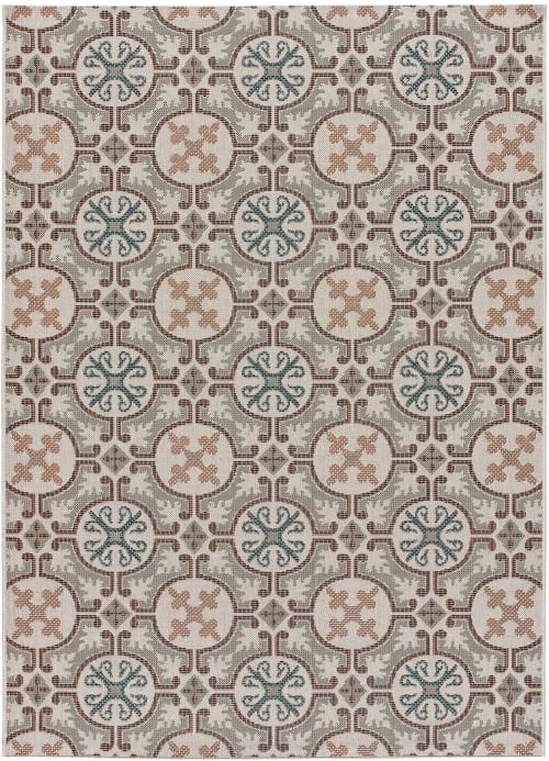 Unitrama Tapis Extérieur Tapis D'extérieur Avec Motif Hydraulique Multicolore, 155x230 Cm 3 Unitrama Tapis Extérieur Tapis D'extérieur Avec Motif Hydraulique Multicolore, 155x230 Cm