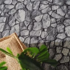 Benuta Tapis Extérieur Tapis D'extérieur & Intérieur Anthracite 160x235 -Tapis extérieur Soldes tapis d exterieur interieur anthracite 160x235 9