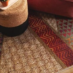 Benuta Tapis Extérieur Tapis D'extérieur & Intérieur Beige/rouge 200x285 -Tapis extérieur Soldes tapis d exterieur interieur beige rouge 200x285 3