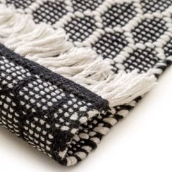 Benuta Tapis Extérieur Tapis D'extérieur & Intérieur Blanc & Noir 200x300 Cm -Tapis extérieur Soldes tapis d exterieur interieur blanc noir 200x300 cm 5