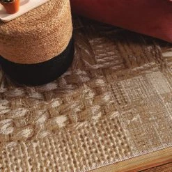 Benuta Tapis Extérieur Tapis D'extérieur & Intérieur Crème/beige 120x180 -Tapis extérieur Soldes tapis d exterieur interieur creme beige 120x180 21