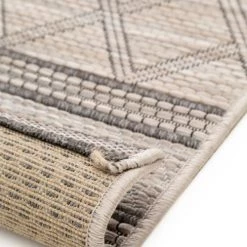 Benuta Tapis Extérieur Tapis D'extérieur & Intérieur Crème/gris 160x230 -Tapis extérieur Soldes tapis d exterieur interieur creme gris 160x230 5