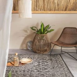 Benuta Tapis Extérieur Tapis D'extérieur & Intérieur Gris 200x290 -Tapis extérieur Soldes tapis d exterieur interieur gris 200x290 8