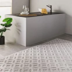 Benuta Tapis Extérieur Tapis D'extérieur & Intérieur Gris Clair 120x170 Cm -Tapis extérieur Soldes tapis d exterieur interieur gris clair 120x170 cm 3