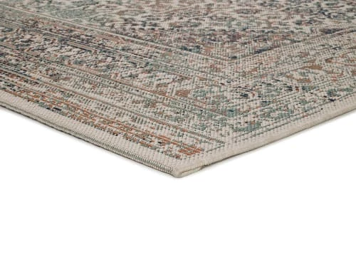 Unitrama Tapis Extérieur Tapis D'extérieur Multicolore De Style Vintage, 155x230 Cm – Image 3