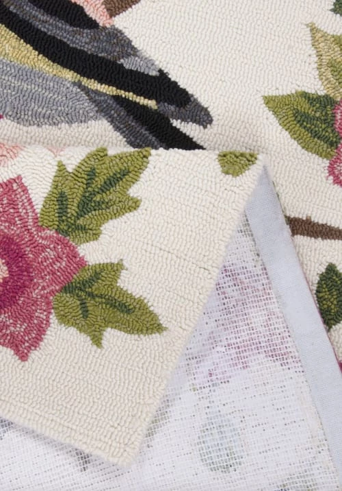 Gino Falcone Tapis Extérieur Tapis D'extérieur Outdoor En Polyester Blanc Multicolore 70x140 Cm 6 Gino Falcone Tapis Extérieur Tapis D'extérieur Outdoor En Polyester Blanc Multicolore 70x140 Cm – Image 4