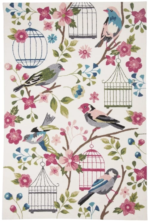 Gino Falcone Tapis Extérieur Tapis D'extérieur Outdoor En Polyester Blanc Multicolore 70x140 Cm 3 Gino Falcone Tapis Extérieur Tapis D'extérieur Outdoor En Polyester Blanc Multicolore 70x140 Cm