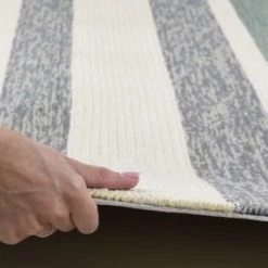 Gino Falcone Tapis Extérieur Tapis D'extérieur Outdoor En Polyester Bleu Multicolore 70x140 Cm -Tapis extérieur Soldes tapis d exterieur outdoor en polyester bleu multicolore 70x140 cm 3