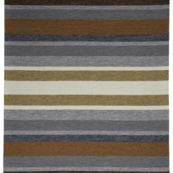 Gino Falcone Tapis Extérieur Tapis D'extérieur Outdoor En Polyester Marron Multicolore 190x290 Cm