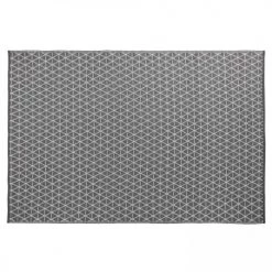 Oviala Tapis Extérieur Tapis D'extérieur Polypropylène Gris 180 X 120 Cm