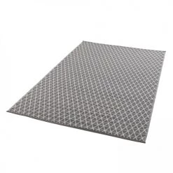 Oviala Tapis Extérieur Tapis D'extérieur Polypropylène Gris 180 X 120 Cm -Tapis extérieur Soldes tapis d exterieur polypropylene gris 180 x 120 cm 3