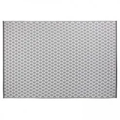 Oviala Tapis Extérieur Tapis D'extérieur Polypropylène Gris 180 X 120 Cm -Tapis extérieur Soldes tapis d exterieur polypropylene gris 180 x 120 cm 4