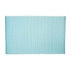 Oviala Tapis Extérieur Tapis D'extérieur Pvc Bleu 180 X 120 Cm