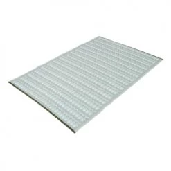 Oviala Tapis Extérieur Tapis D'extérieur Rectangulaire Pvc Gris 180 X 120 Cm