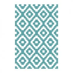 RED DECO Tapis Extérieur Tapis D'extérieur Réversible Bleu 180x120cm -Tapis extérieur Soldes tapis d exterieur reversible bleu 180x120cm 4