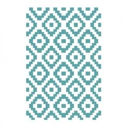 RED DECO Tapis Extérieur Tapis D'extérieur Réversible Bleu 180x120cm -Tapis extérieur Soldes tapis d exterieur reversible bleu 180x120cm 5