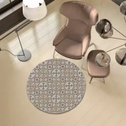 Unitrama Tapis Extérieur Tapis D'extérieur Rond Multicolore à Motif Hydraulique, 115ø Cm 6 Unitrama Tapis Extérieur Tapis D'extérieur Rond Multicolore à Motif Hydraulique, 115ø Cm -Tapis extérieur Soldes tapis d exterieur rond multicolore a motif hydraulique 115oe cm 1