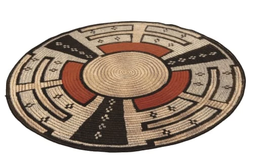 Gino Falcone Tapis Extérieur Tapis D'extérieur Tissé Plat - Beige Multicolore D300 Cm 6 Gino Falcone Tapis Extérieur Tapis D'extérieur Tissé Plat - Beige Multicolore D300 Cm – Image 4