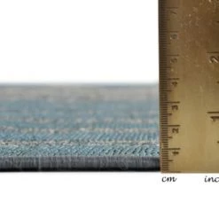 Gino Falcone Tapis Extérieur Tapis D'extérieur Tissé Plat - Bleu 120x180 Cm -Tapis extérieur Soldes tapis d exterieur tisse plat bleu 120x180 cm 2