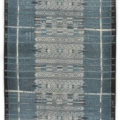Gino Falcone Tapis Extérieur Tapis D'extérieur Tissé Plat - Bleu 200x285 Cm