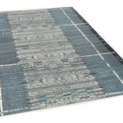 Gino Falcone Tapis Extérieur Tapis D'extérieur Tissé Plat - Bleu Multicolore 160x235 Cm -Tapis extérieur Soldes tapis d exterieur tisse plat bleu multicolore 160x235 cm 1